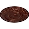 Ekena Millwork Biddix Ceiling Medallion (Fits Canopies up to 7 1/2"), 20 7/8"OD x 1 1/4"P, Antique Copper CM20BXACS - alternate 4